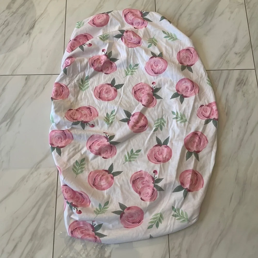 Copper Pearl Rose Changing Pad Cover